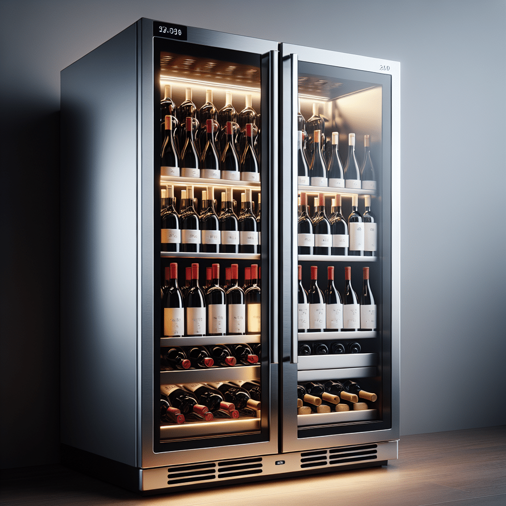 Avallon AWC241DZRH 46-Bottle Built-In Dual Zone Wine Cooler