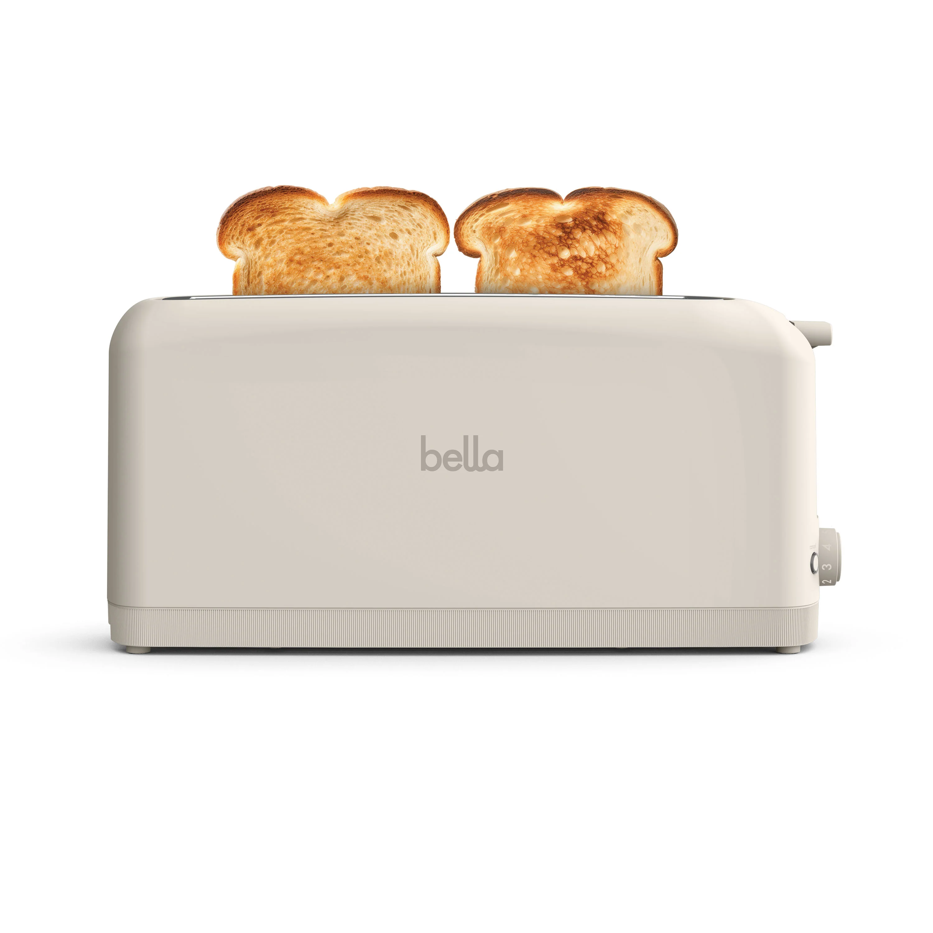bella 2 Slice Slim Toaster, Fits-anywhere™ Kitchenware, 6 Setting Shade Control