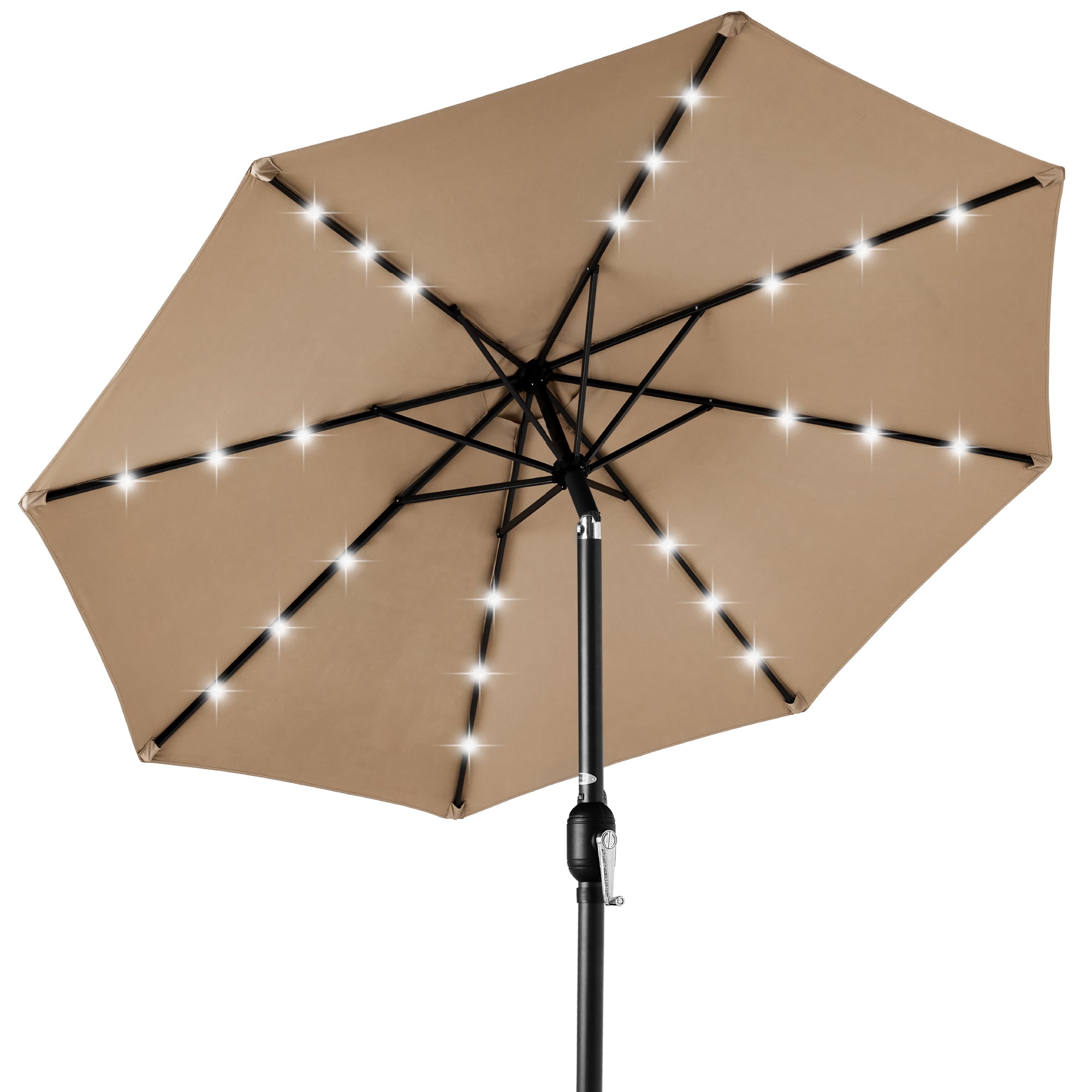 Best Choice Products 10ft Solar LED Lighted Patio Umbrella