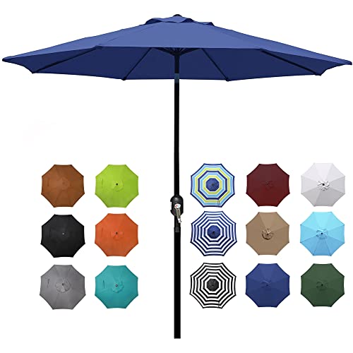 Blissun 9' Outdoor Aluminum Patio Umbrella