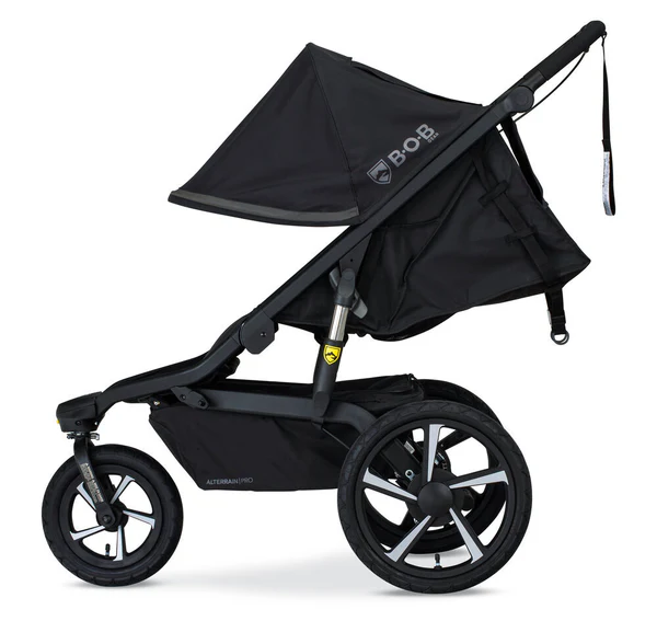 BOB Gear Alterrain Pro Jogging Stroller, All-Weather, SmoothShox Suspension, Bla