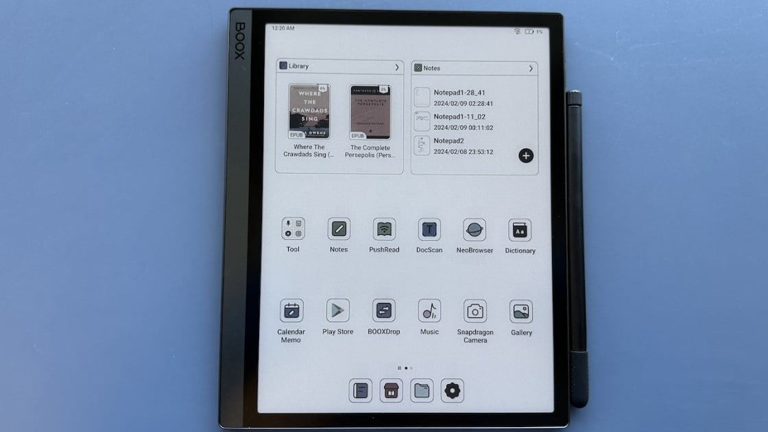Boox Tab Ultra C Pro