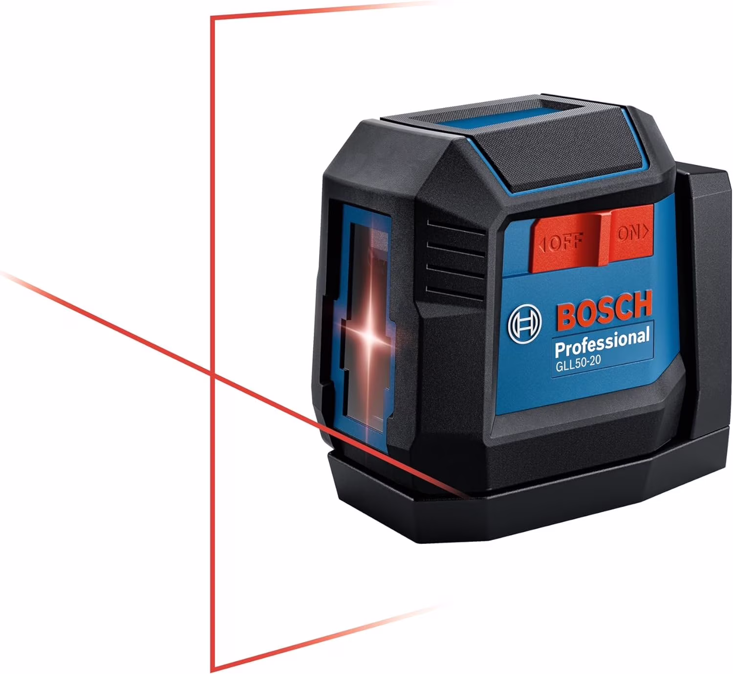 BOSCH GLL50-20 50 Ft Self-Leveling Cross-Line Laser, Includes Integrated Magneti