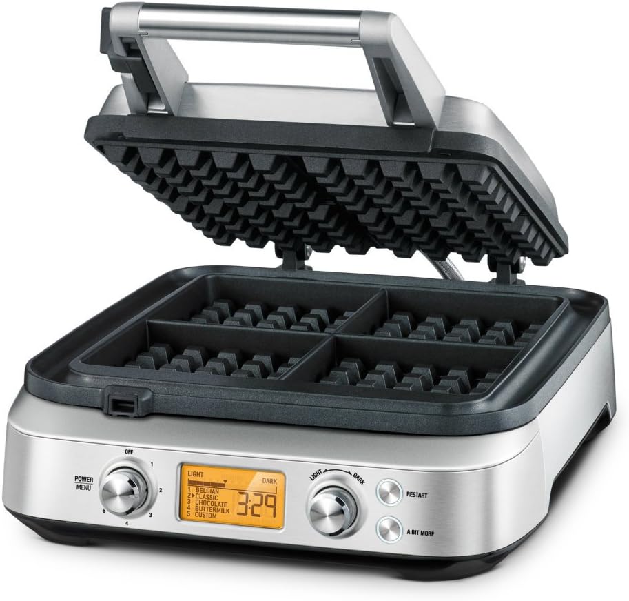 Breville BWM640XL Smart Waffle Pro 4-Slice