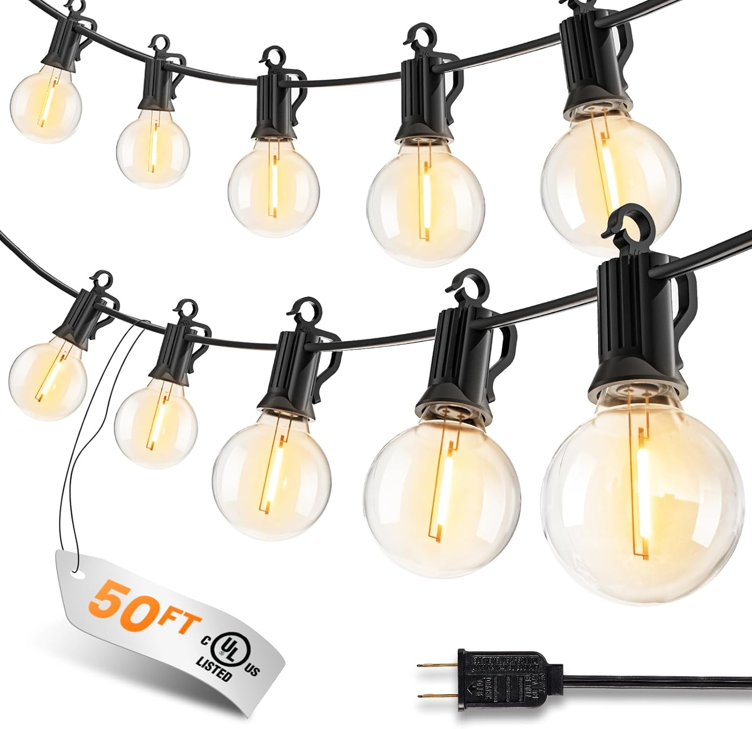 Brightown G40 50ft LED String Lights