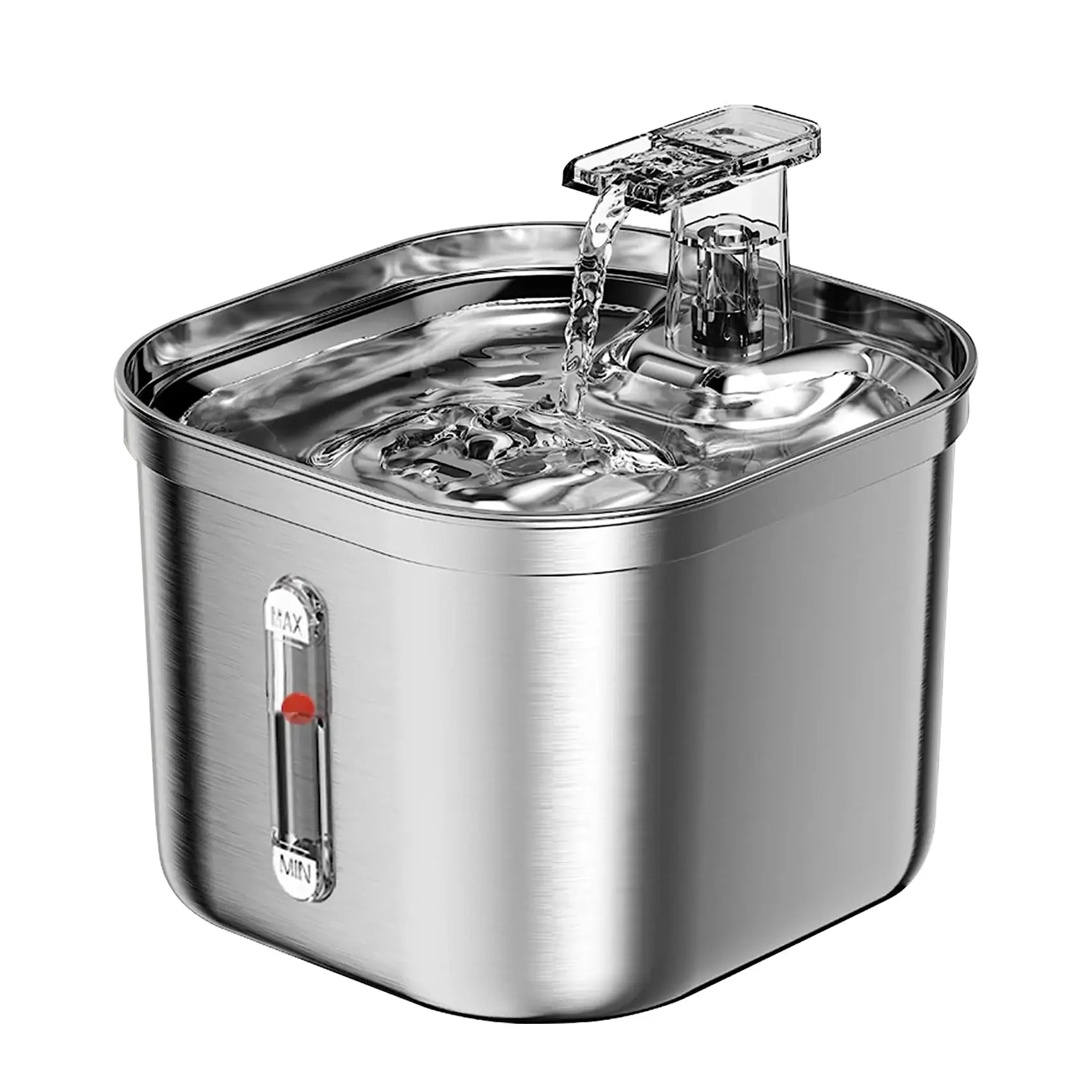 Cat Water Fountain Stainless Steel: 74oz/2.2L Cat Fountain for Drinking | Pet Wa