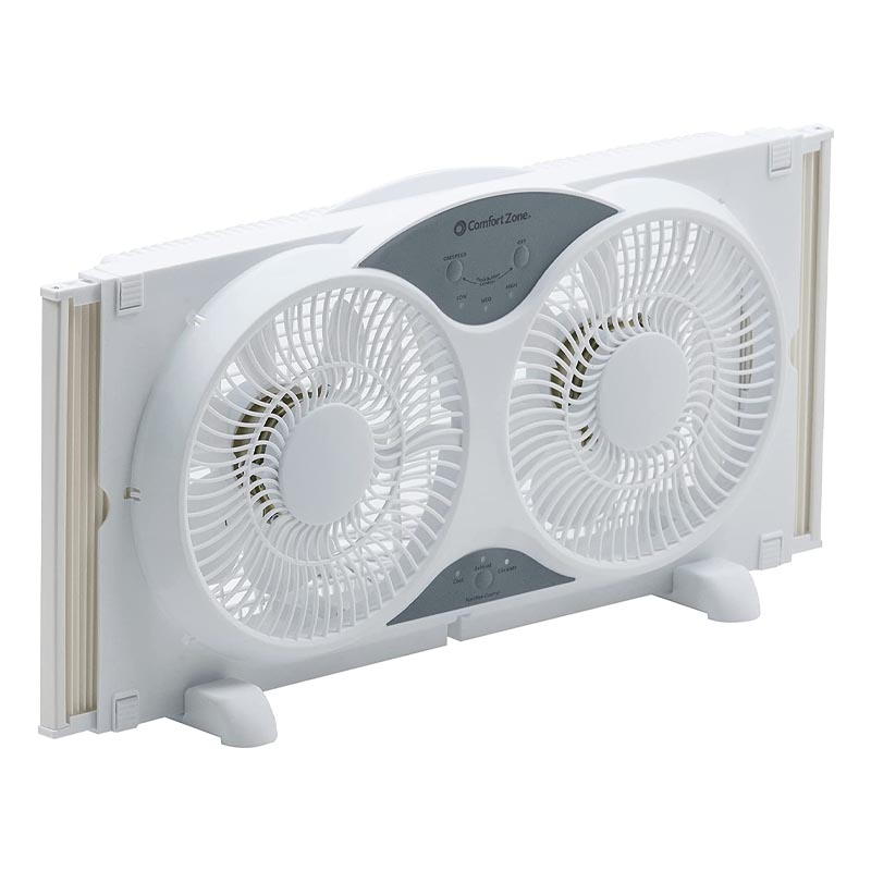 Comfort Zone CZ319WT 9" Twin Window Fan