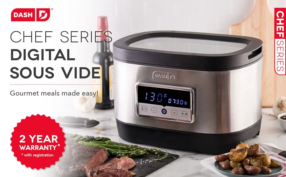 Dash Chef Series Stainless Steel Sous Vide