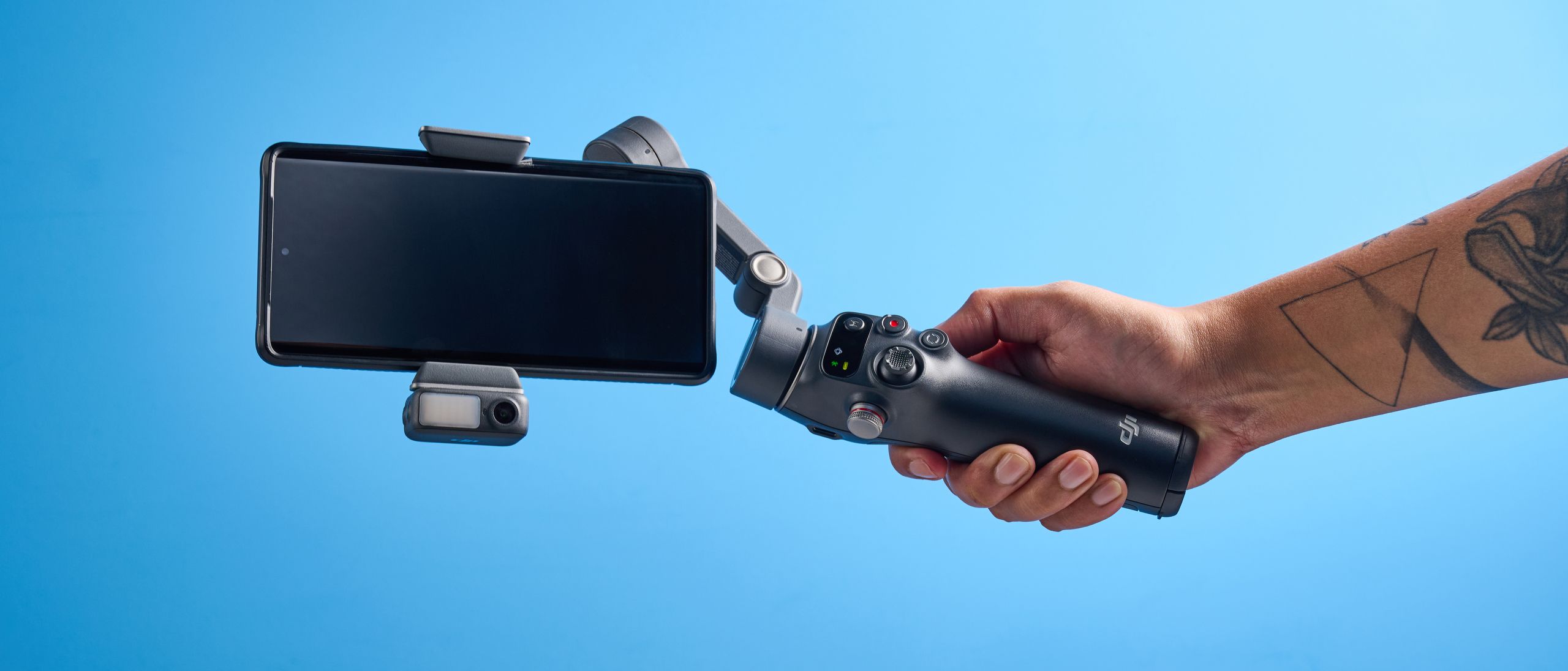 DJI Osmo Mobile 8 Gimbal with Tracking Accessories