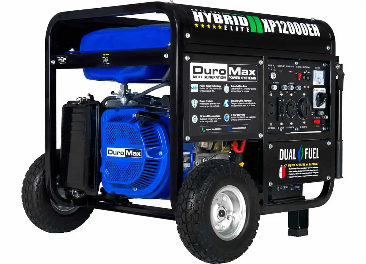 DuroMax XP12000EH 9500W Dual-Fuel Generator