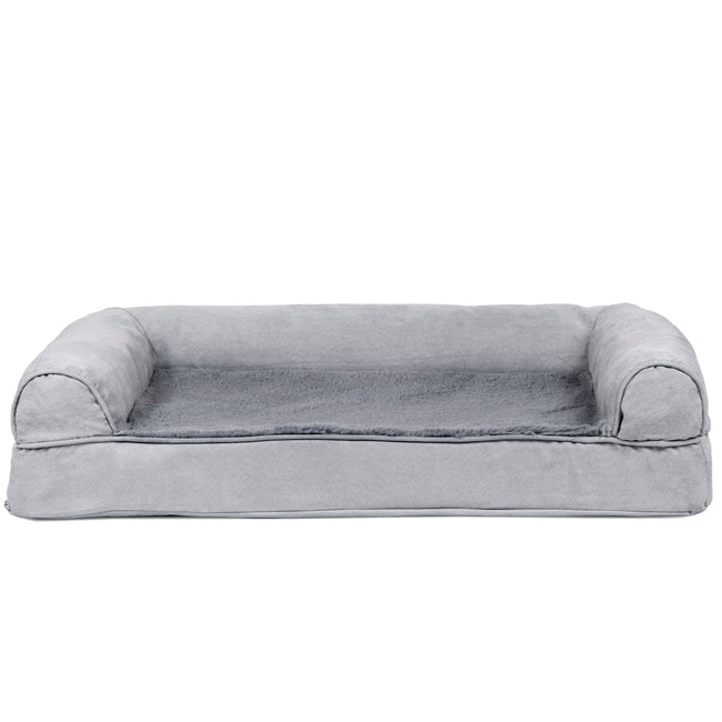 Furhaven Plush & Suede Orthopedic Sofa Dog Bed