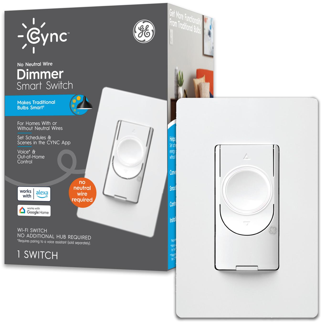 GE CYNC Smart Dimmer Switch