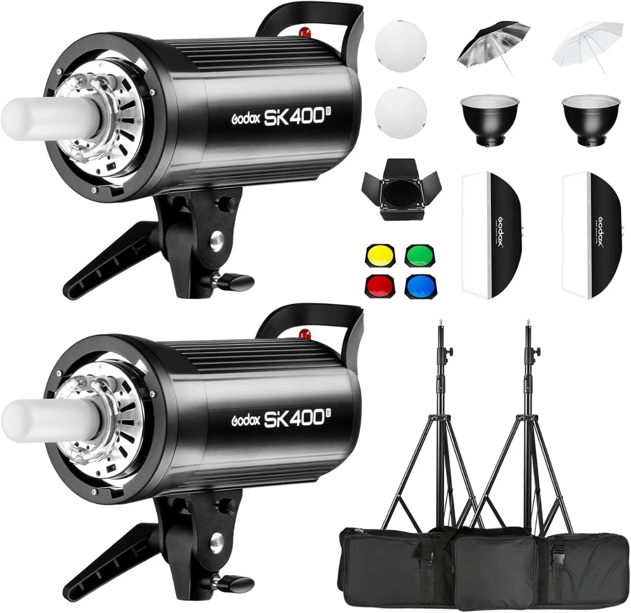 Godox SK400II 2-Light Studio Flash Kit
