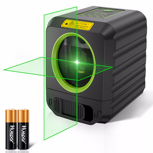 Huepar Laser Level, 100Ft Self Leveling Green Cross Line Laser for Picture Hangi