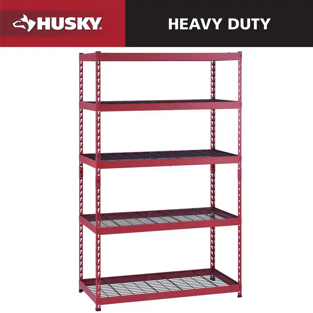 Husky 5-Shelf Steel Garage Storage Shelving Unit