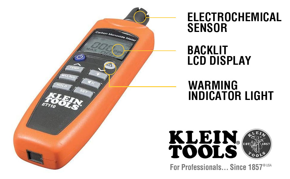 Klein Tools ET110 CO Meter