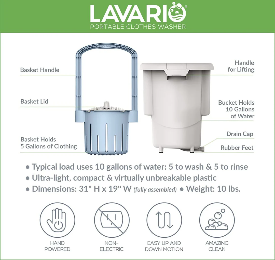 Lavario Portable Clothes Washer