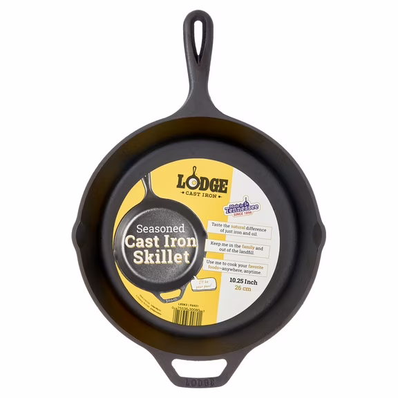 Lodge 10.25 Inch Cast Iron Pre-Seasoned Skillet