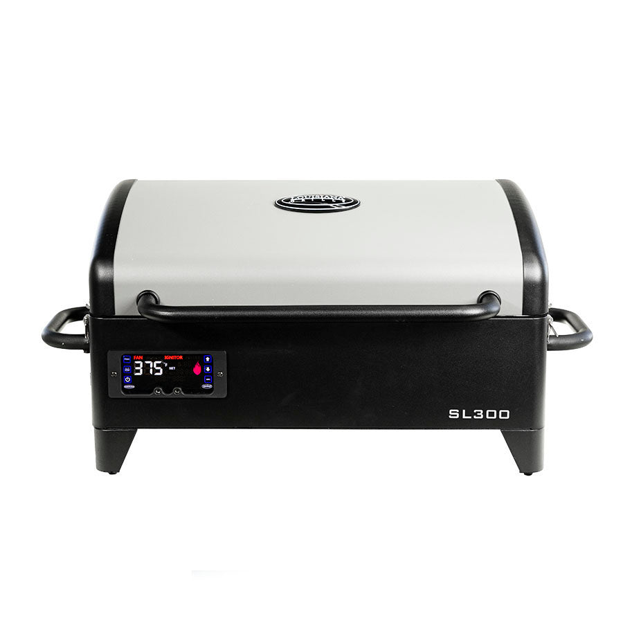 Louisiana Grills LG300SL Portable Pellet Grill, Black, Small