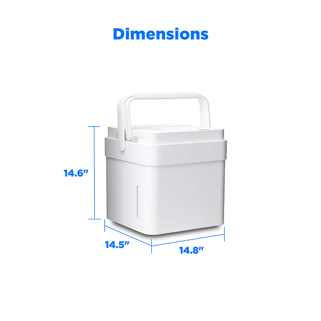 Midea Cube MAD35S1QWT 35-Pint Smart Dehumidifier