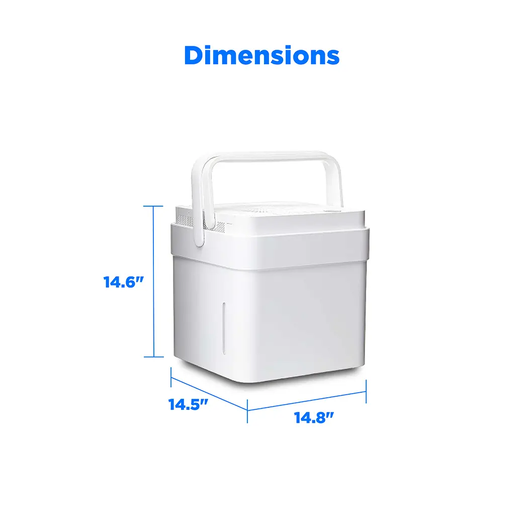 Midea Cube MAD50PS1QWT 50-Pint Dehumidifier with Pump