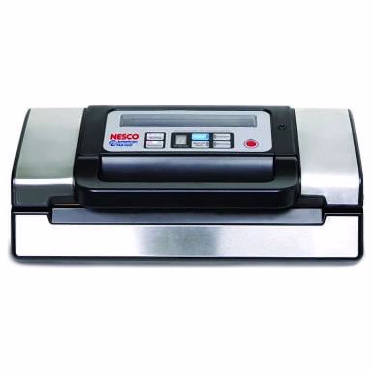 Nesco Deluxe Food VS-12 Vacuum Sealer, 130 Watts, Kit Bags &amp; Viewing Lid, Co