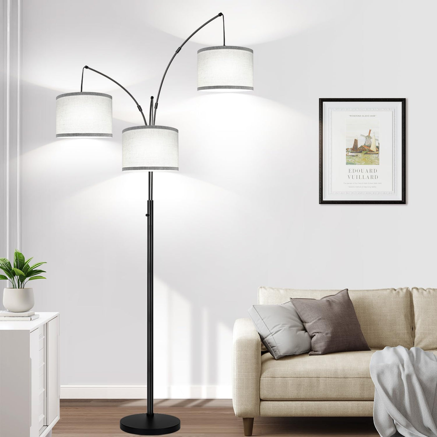 Nintiue Arc Floor Lamp 80"