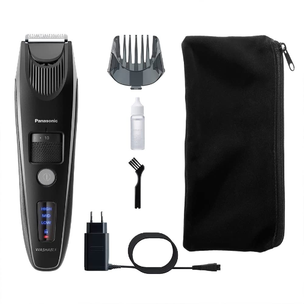 Panasonic Beard Trimmer for Men Cordless Precision Power Hair Clipper with Comb
