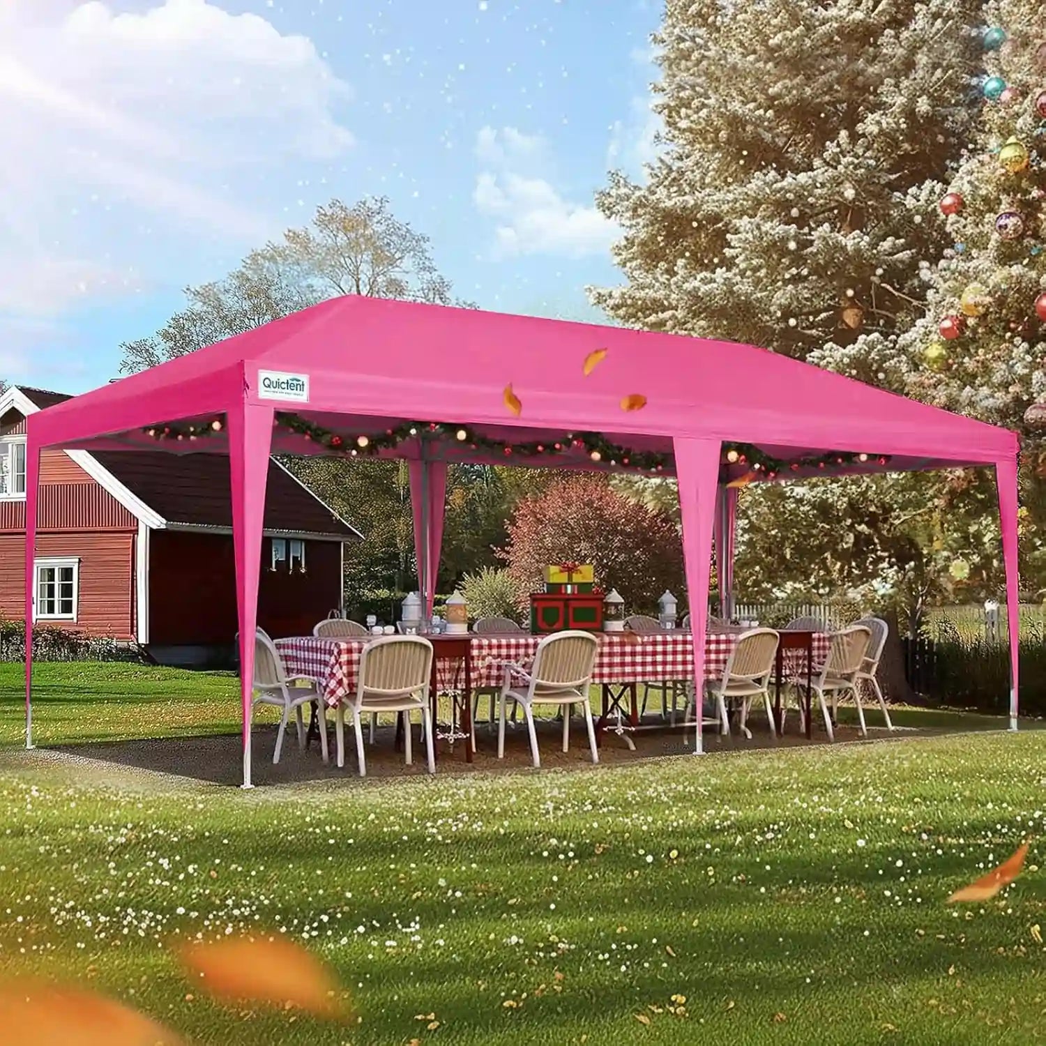 Quictent 10x20 No-Side Pop-Up Canopy
