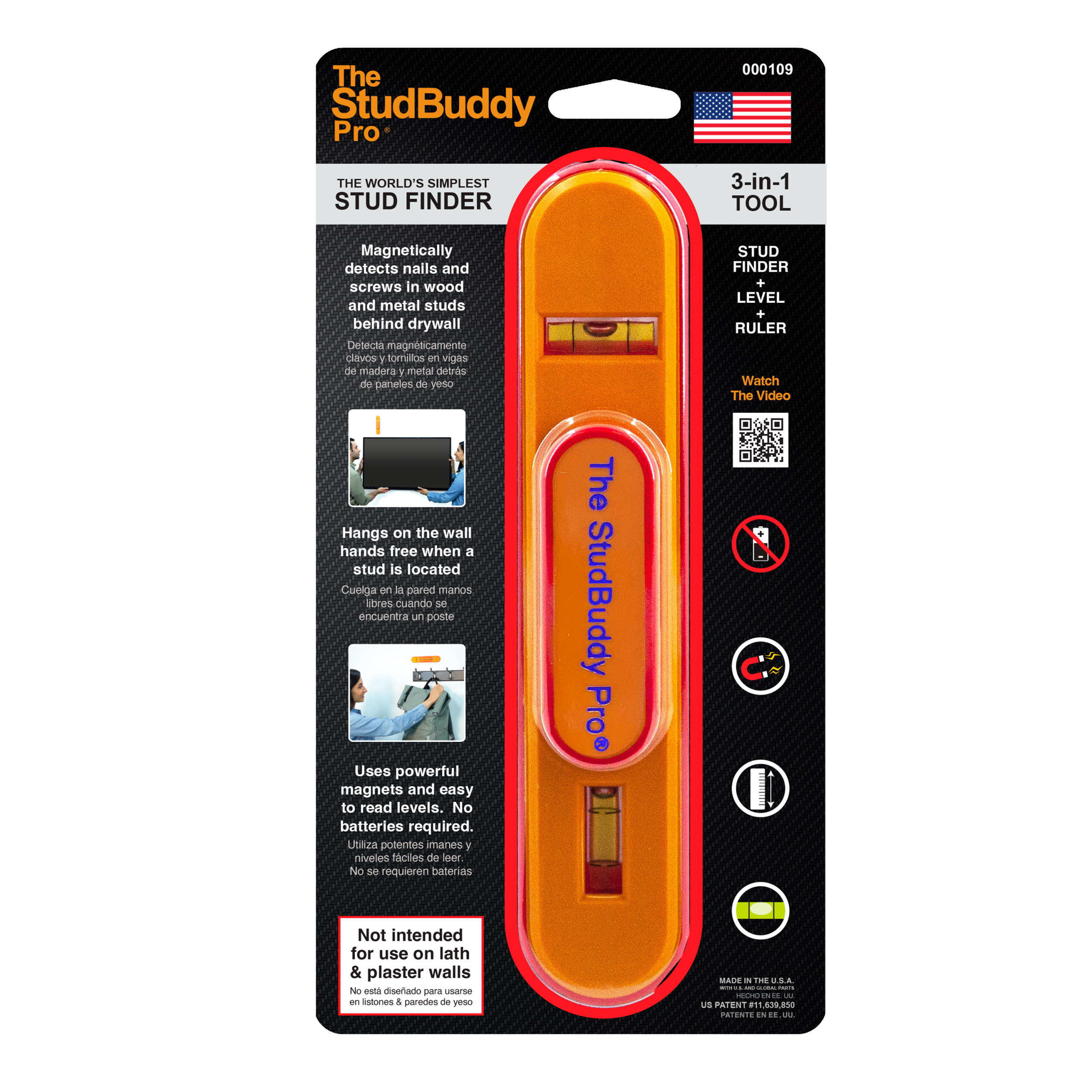 The Original StudBuddy Magnetic Stud Finder