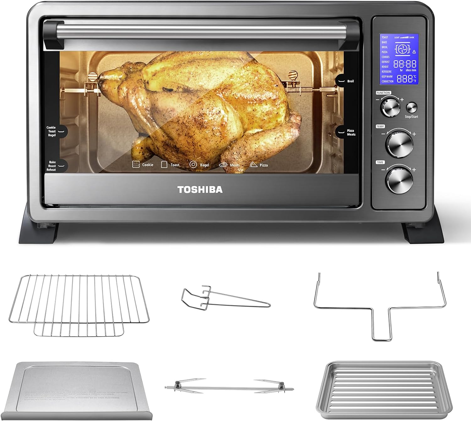 Toshiba AC25CEW-BS Convection Toaster Oven