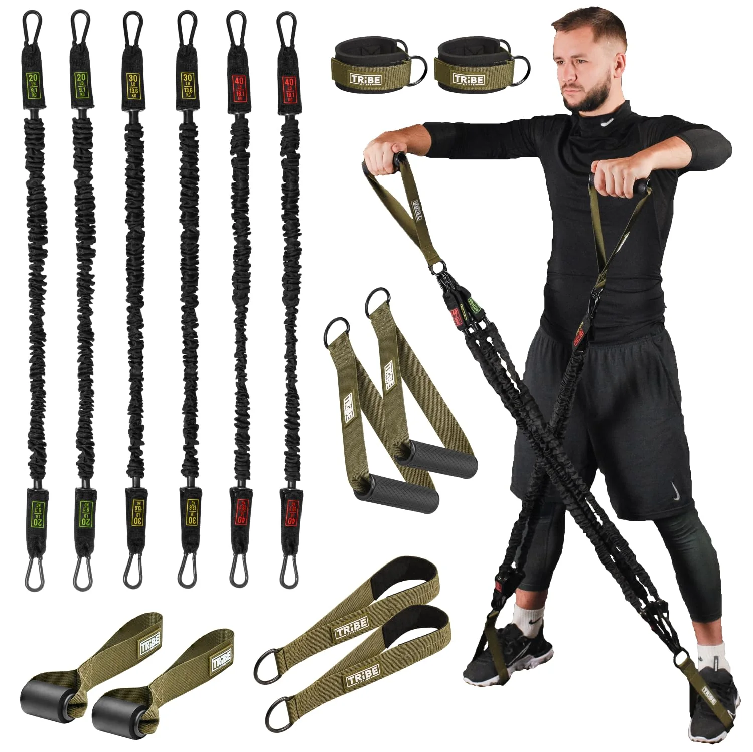 Tribe Resistance Bands Set