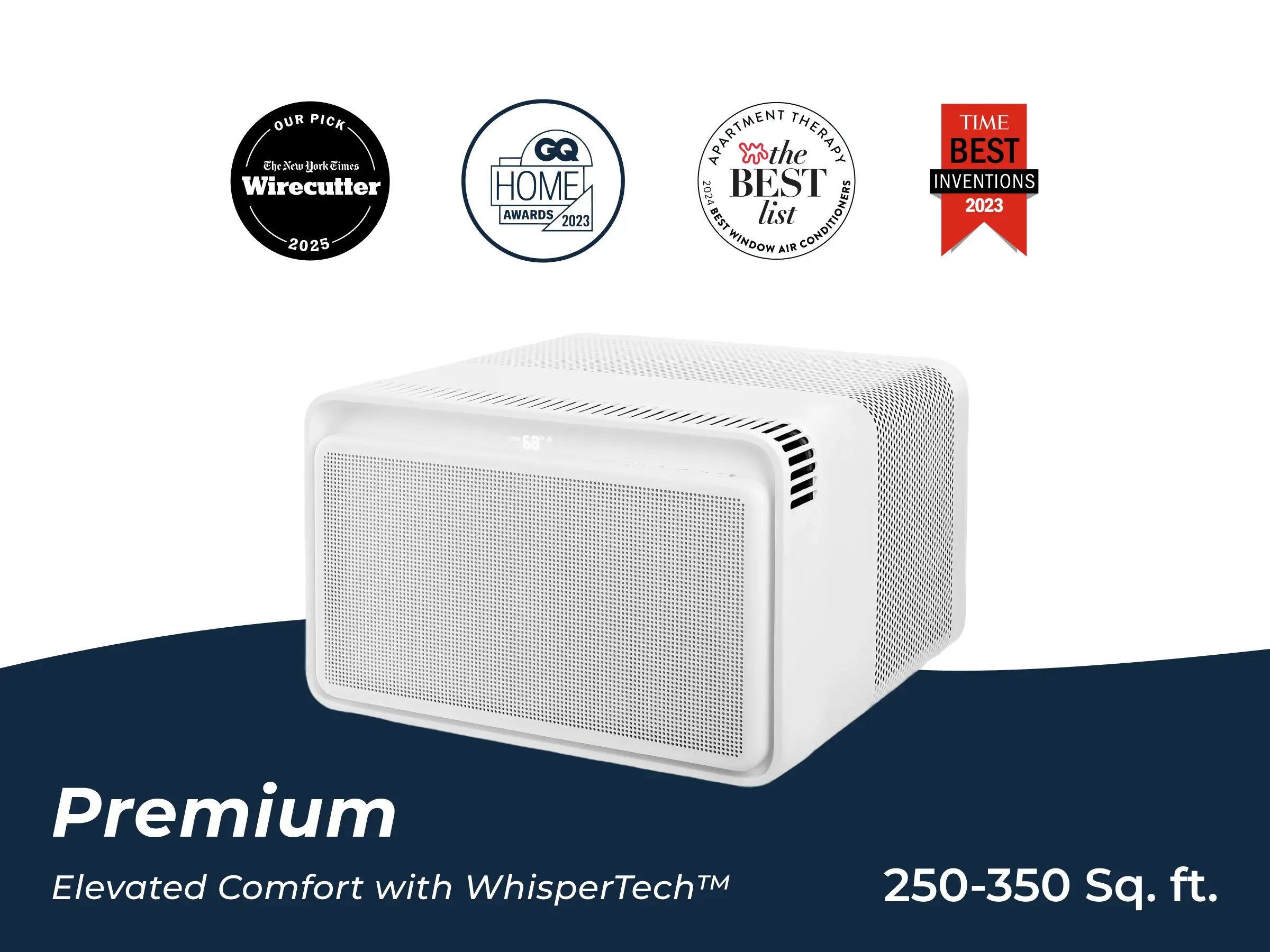 Windmill 8,300 BTU WhisperTech Inverter Window AC
