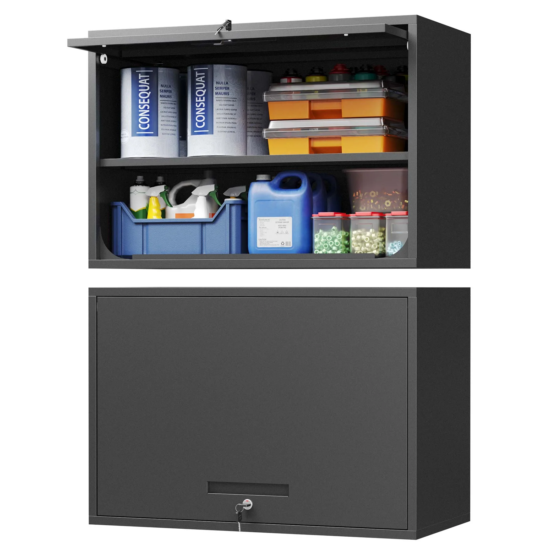Yizosh Metal Garage Storage Cabinet