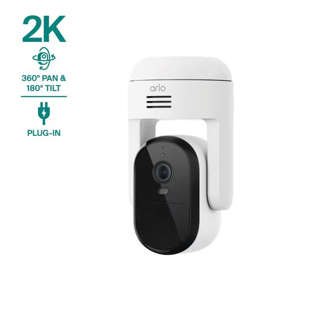 Arlo Essential Pan/Tilt Security Camera 2K