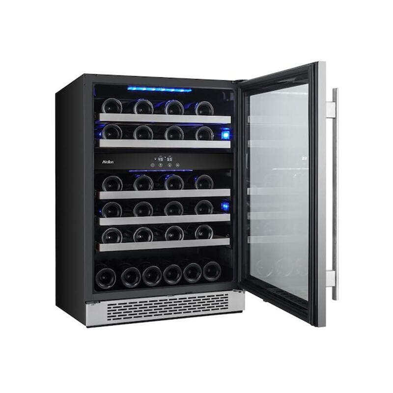 Avallon AWC241DZRH 46-Bottle Built-In Dual Zone Wine Cooler