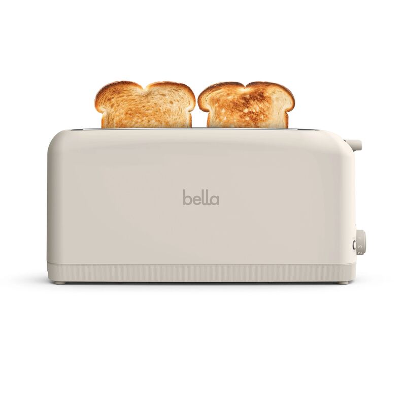 bella 2 Slice Slim Toaster, Fits-anywhere™ Kitchenware, 6 Setting Shade Control