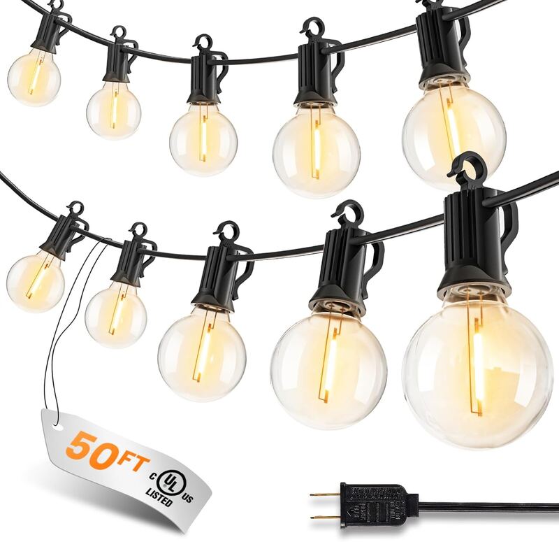 Brightown G40 50ft LED String Lights