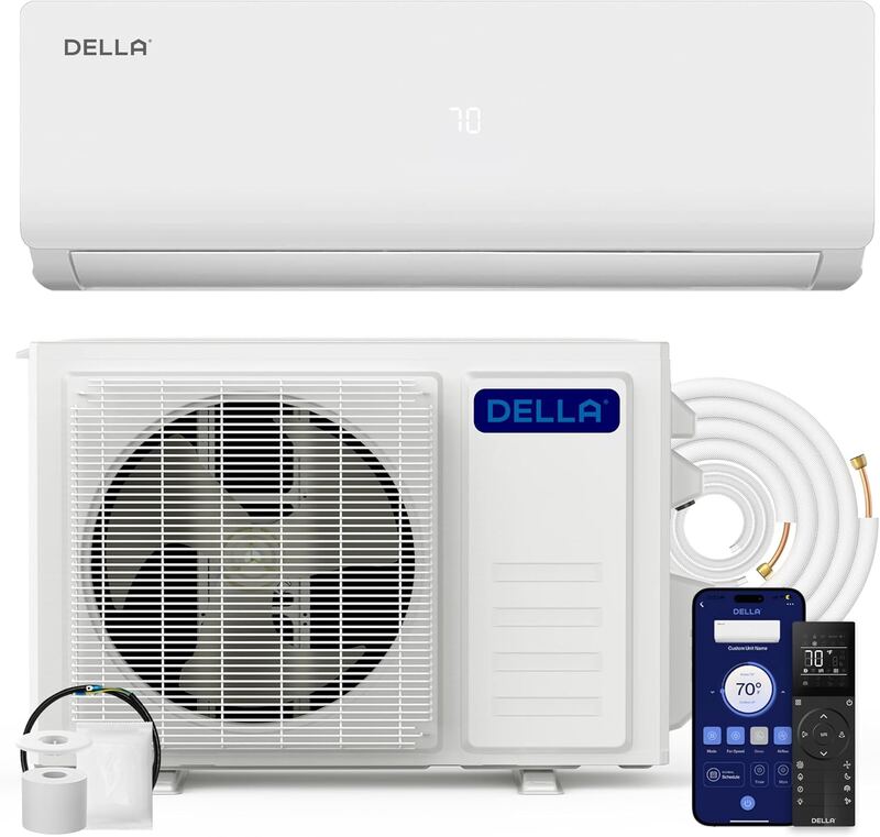 DELLA Vario Series 12000 BTU Mini Split Air Conditioner