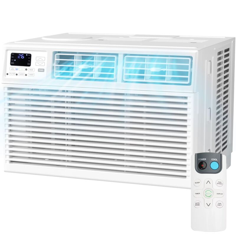 Electactic Window Air Conditioner, 8000 BTU Window AC Unit, Cool Rooms up to 350