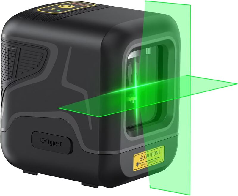 Fanttik D2 Pocket Green Laser Level, 100 ft Self-Leveling Cross Line Laser, Type