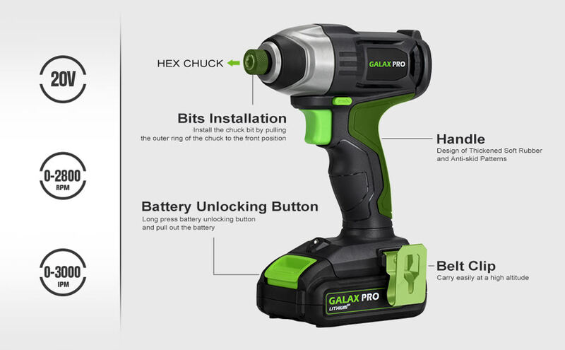 Galax Pro GP95307 20V Impact Driver