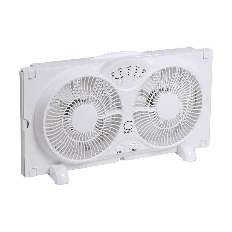 Genesis A1WINDOWFAN Twin 9" High-Velocity Window Fan