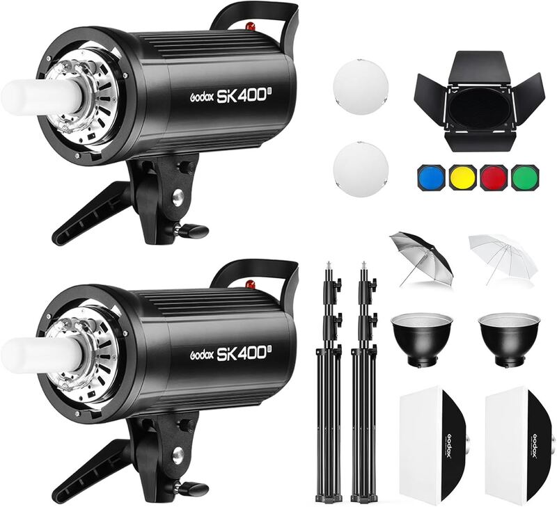 Godox SK400II 2-Light Studio Flash Kit