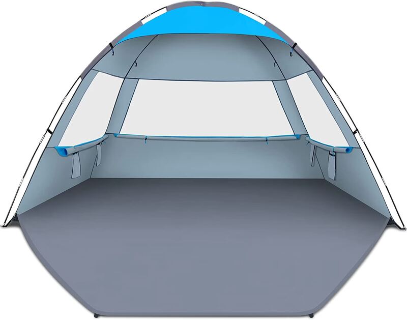Gorich Beach Tent Sun Shelter for 3/4/6/8/10 Person with UPF 50＋ UV Protection,
