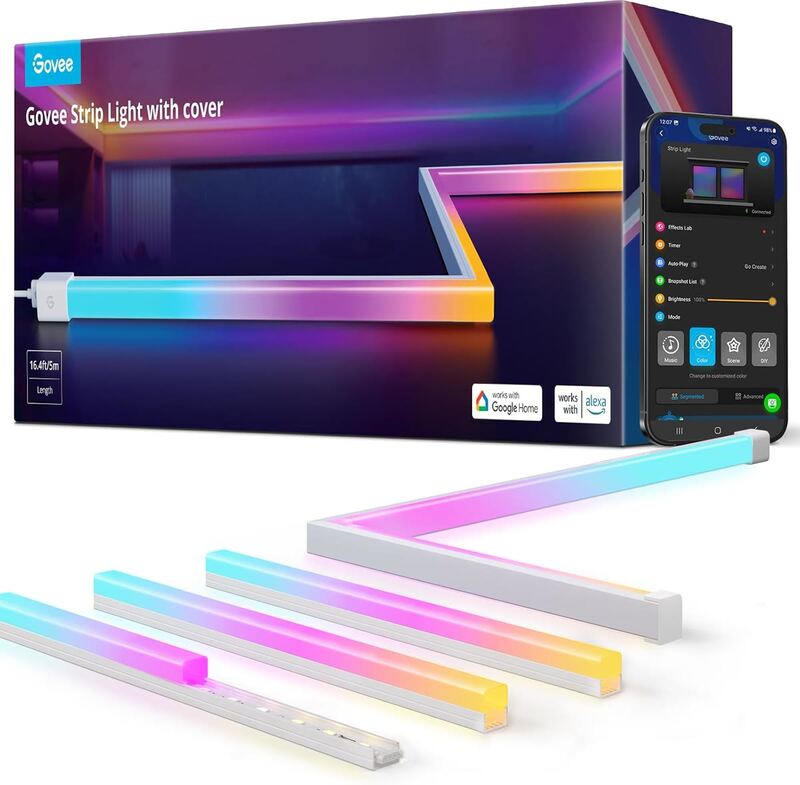 Govee RGBIC LED Strip Lights 16.4ft