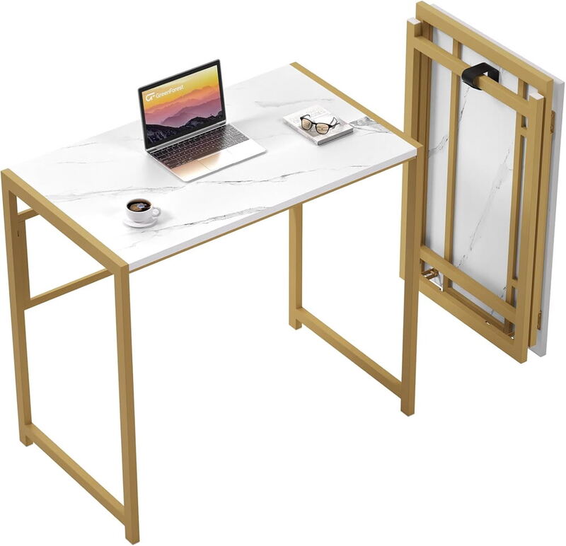 GreenForest No-Assembly Folding Desk