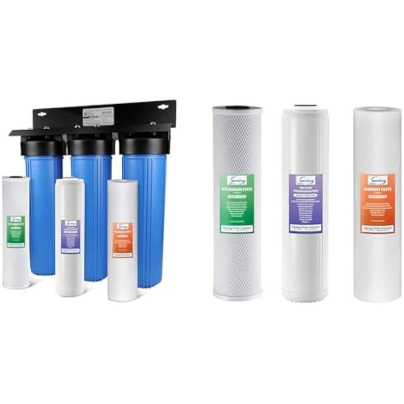 iSpring WGB32B 3-Stage Whole House Water Filtration System