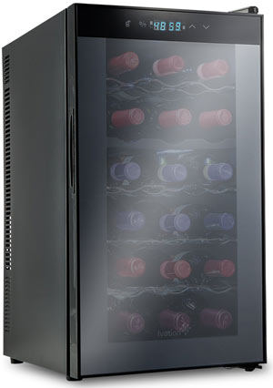 Ivation 18-Bottle Thermoelectric Dual Zone Wine Cooler