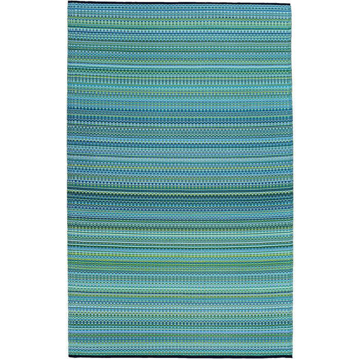 Mad Mats Mix Tropical Reversible Recycled Plastic Outdoor Rug